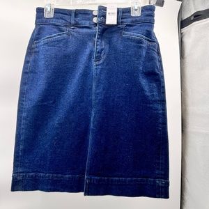 NEW Ann Taylor Denim Skirt